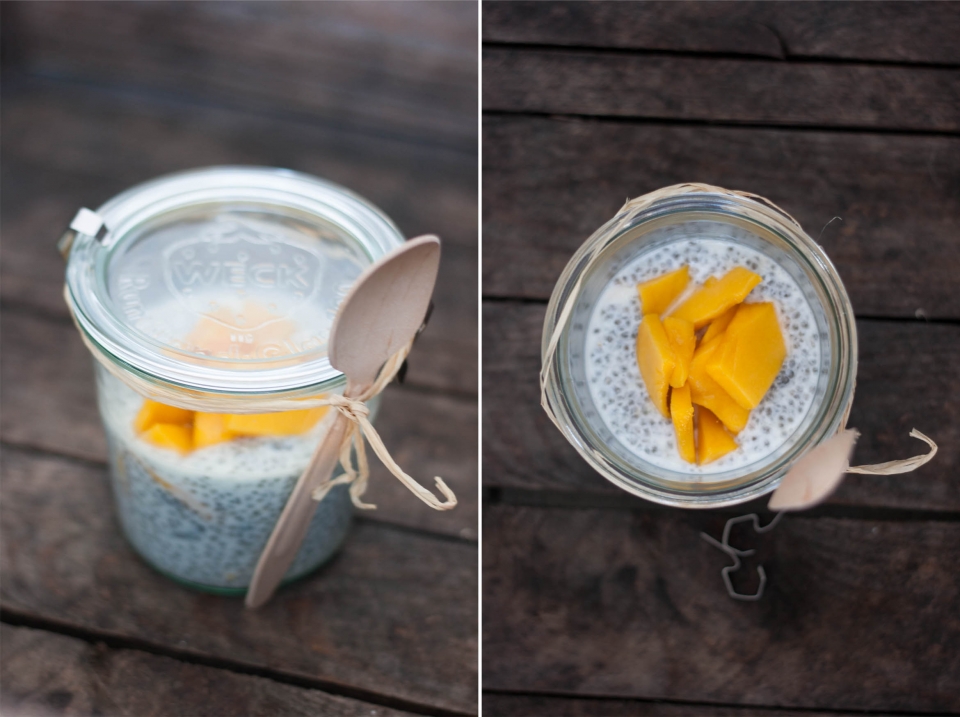 Chia Samen Mango Joghurt